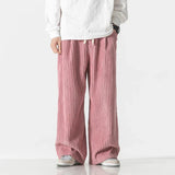 Men's Corduroy Trousers – Kyoto Relaxed Straight-Leg Minimalist