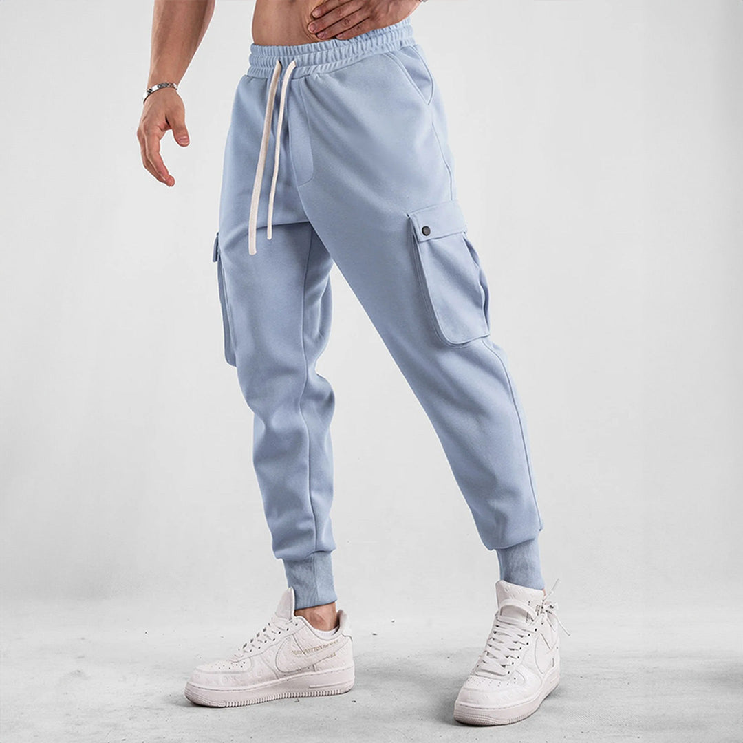 Men's Cotton Cargo Joggers – Urban Flex Stretch Comfort Fit – view 5