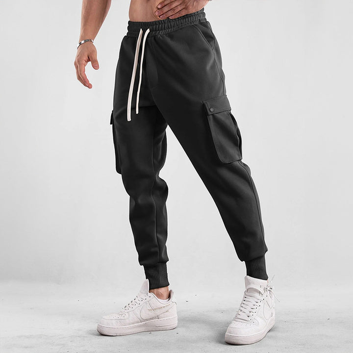 Men's Cotton Cargo Joggers – Urban Flex Stretch Comfort Fit – view 7
