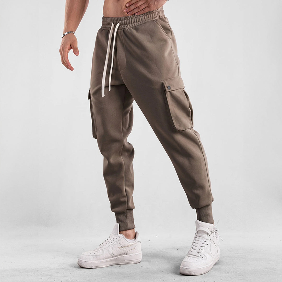 Men's Cotton Cargo Joggers – Urban Flex Stretch Comfort Fit – view 10