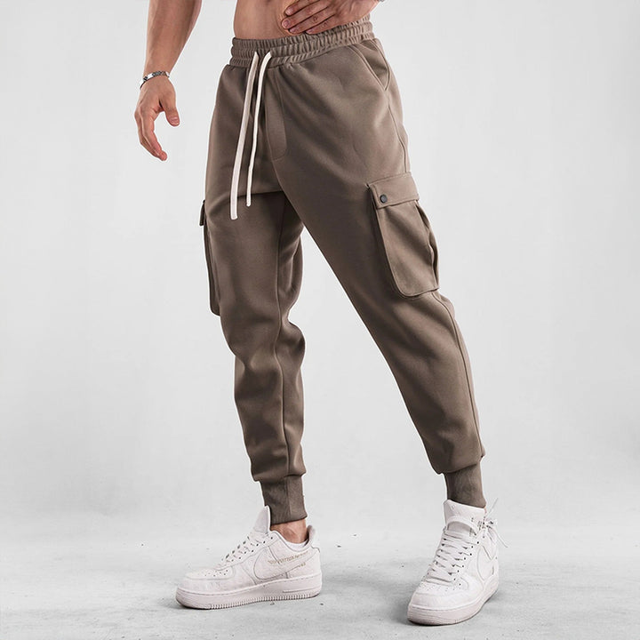Men's Cotton Cargo Joggers – Urban Flex Stretch Comfort Fit – view 10