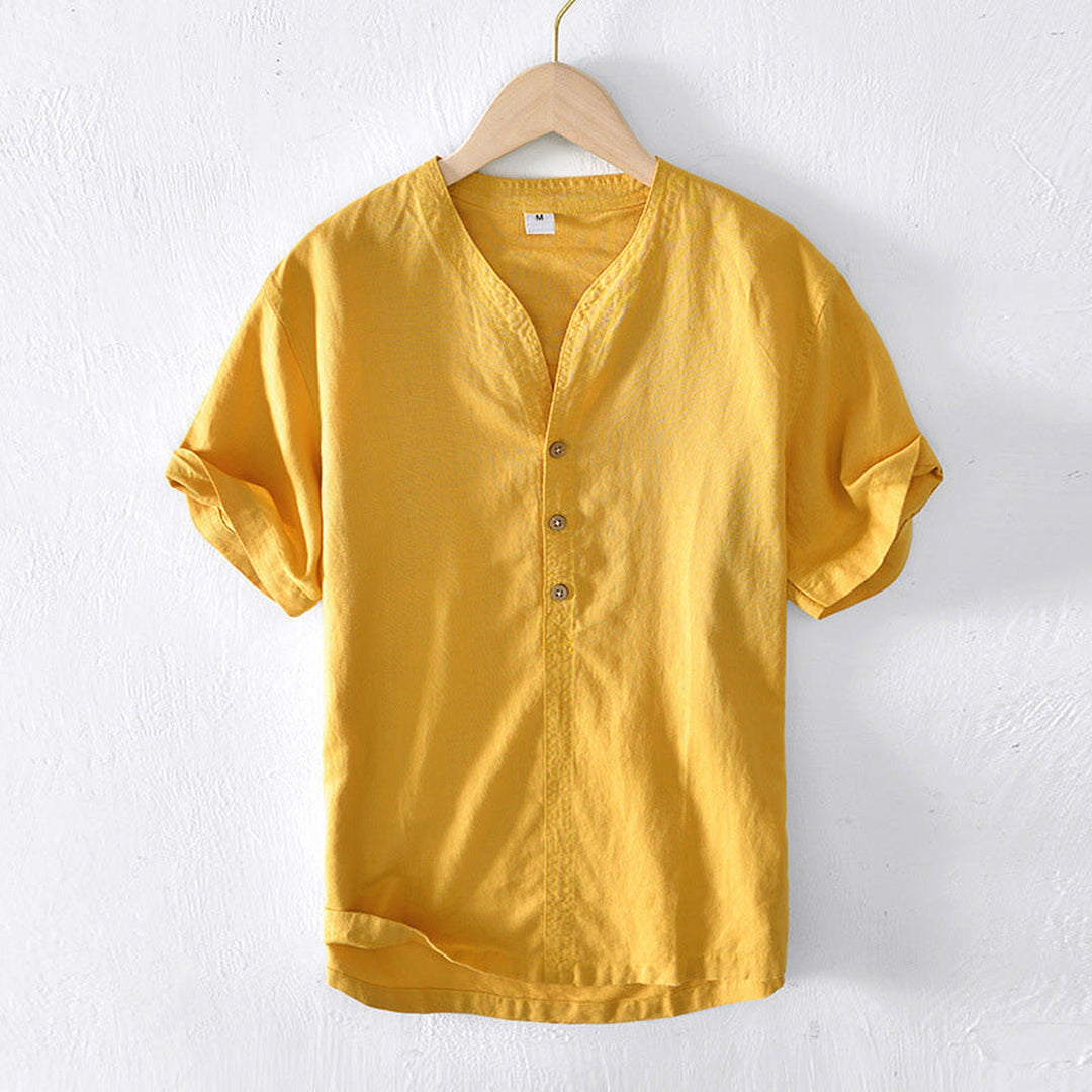 Men's Como Linen Shirt – Breathable Tailored Summer Staple – view 3