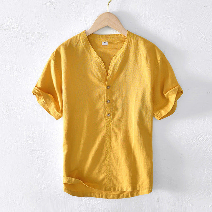 Men's Como Linen Shirt – Breathable Tailored Summer Staple – view 3