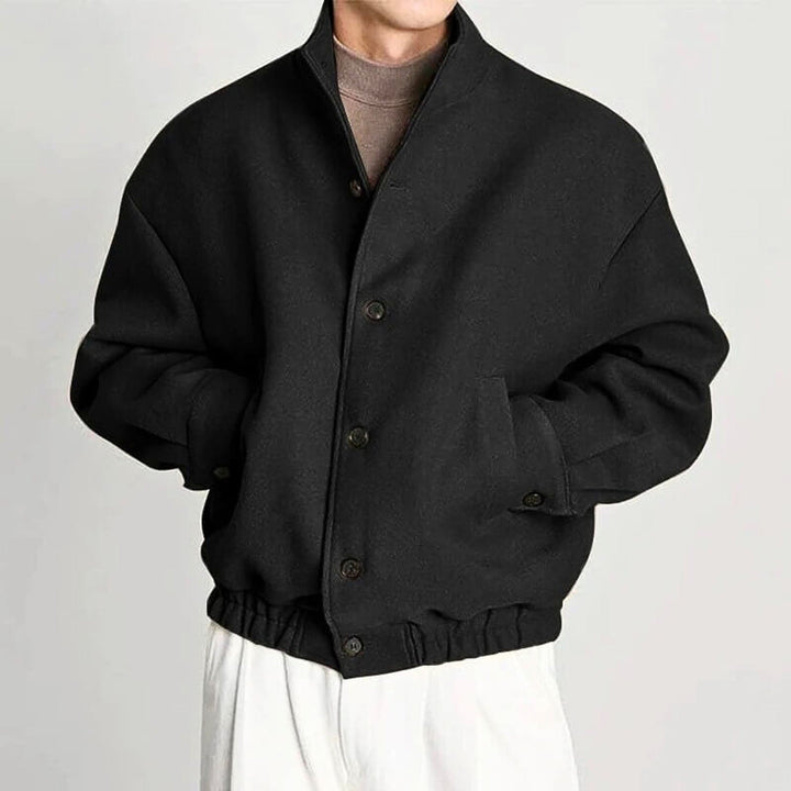 Men's Finn Bomber Jacket – Oversized High-Collar Design – view 6