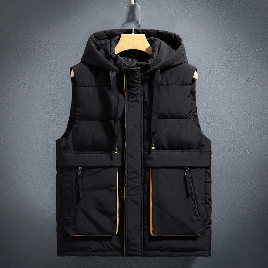 Men's Palermo Quilted Gilet – Water-Resistant Padded Vest – Grey