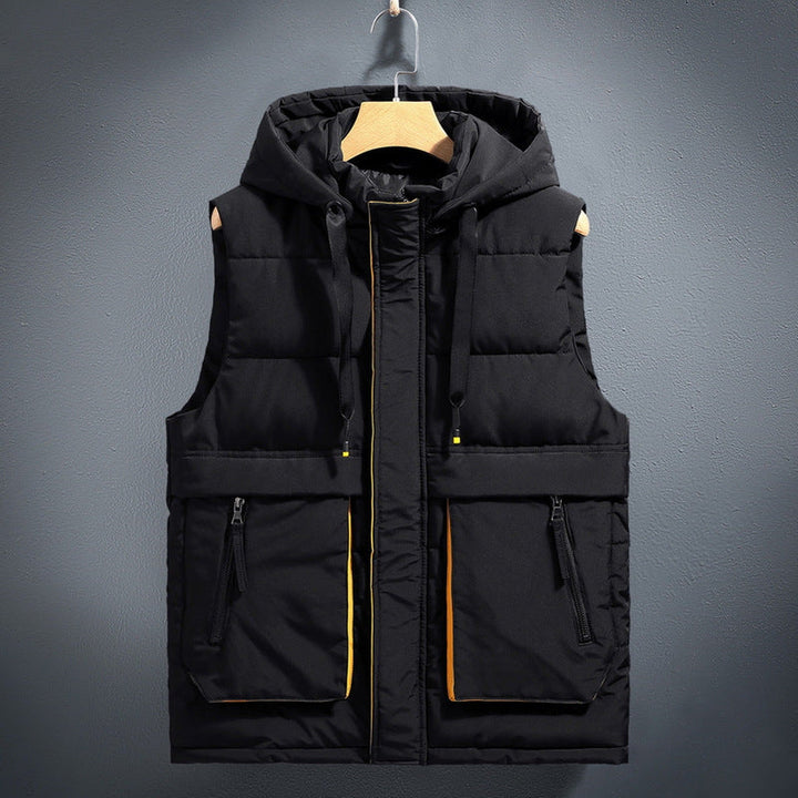 Men's Palermo Quilted Gilet – Water-Resistant Padded Vest – Grey