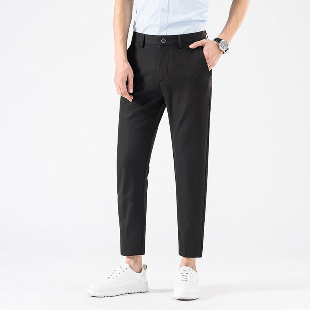 Men's Stretch Tailored Chinos – Straight Leg Smart Casual – view 5