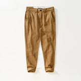 Men's Hemp Blend Straight Leg Trousers – Relaxed Summer Tailoring