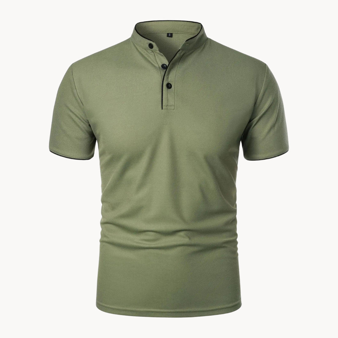 Men's Siena Cotton Polo Shirt – Classic Fit Everyday Smart-Casual – Green