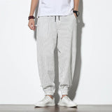Men's Linen Blend Trousers – Amalfi Relaxed Drawstring Style