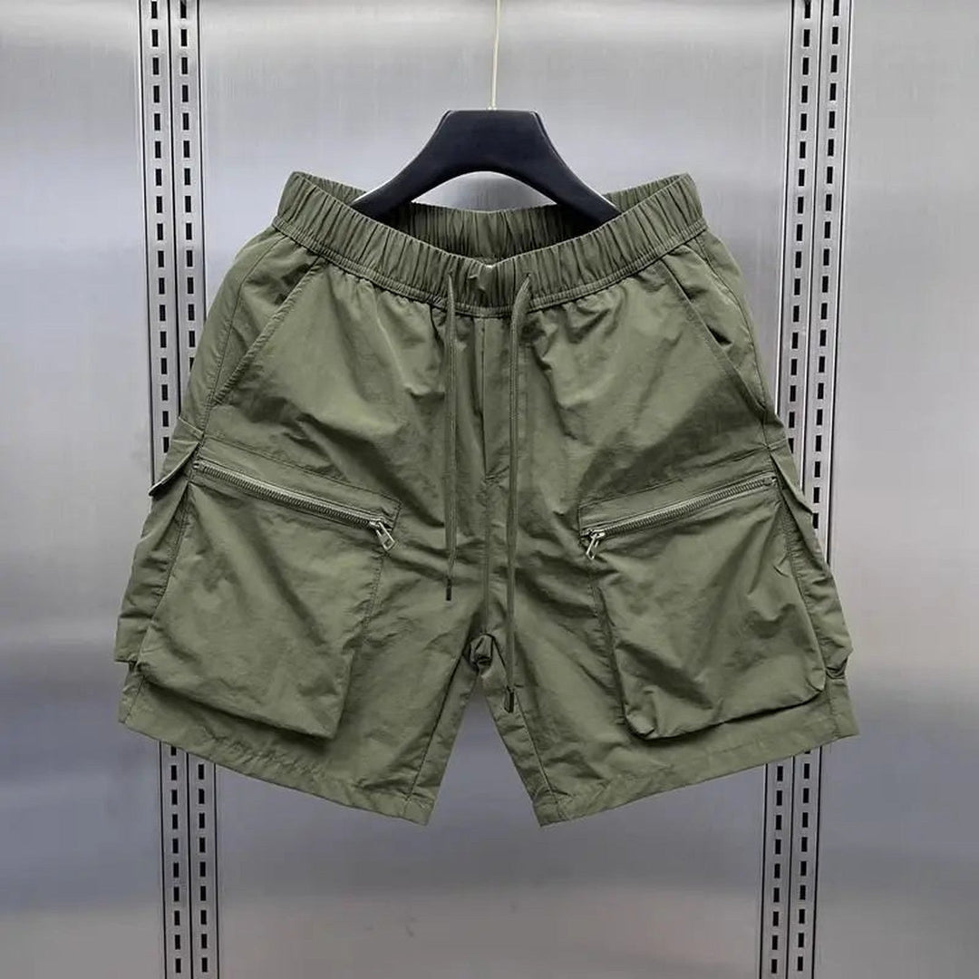 Men's CityTrek Lightweight Cargo Shorts – Zip Pocket Utility – view 3