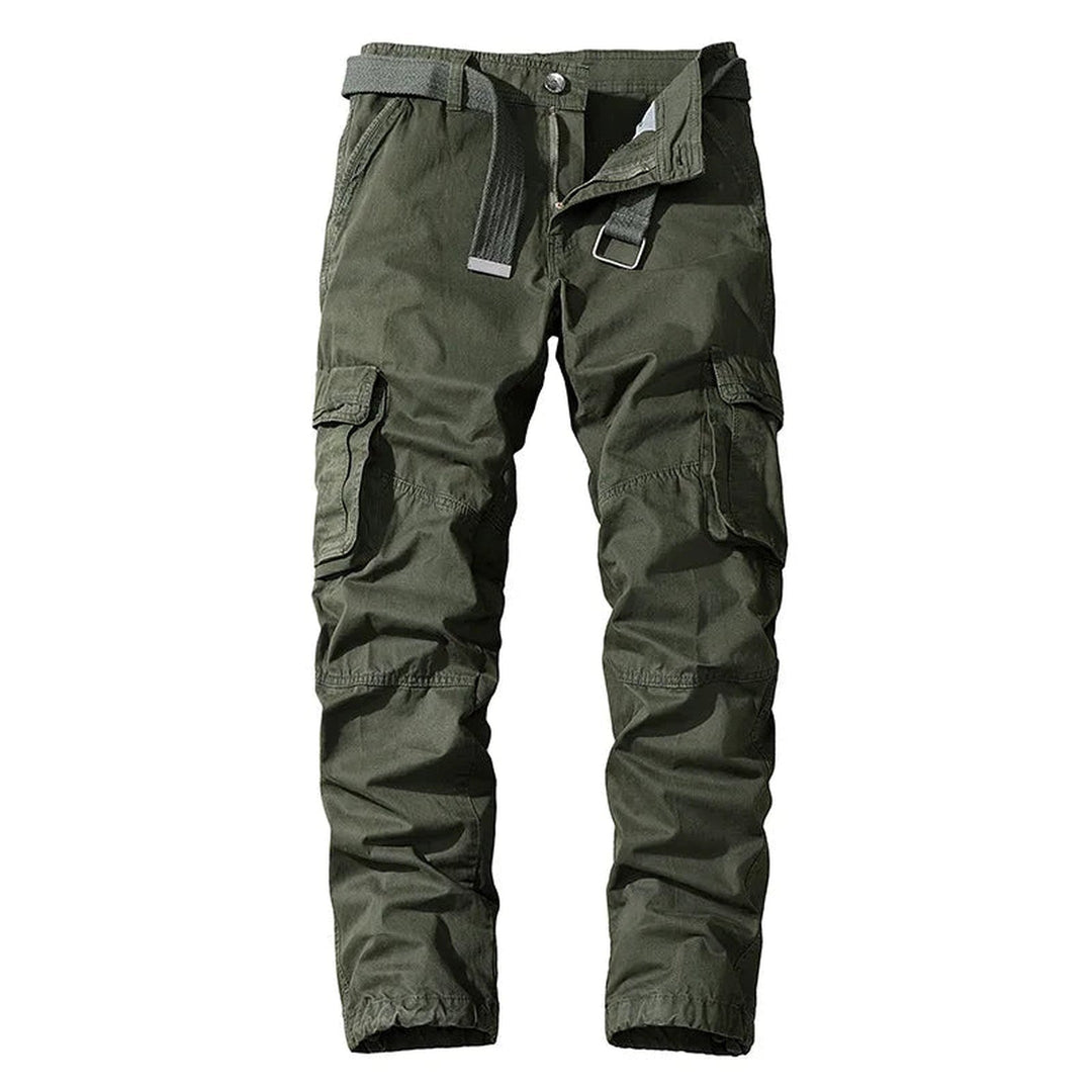Men's Cotton Cargo Trousers – Durable Outdoor Utility Pockets – view 6