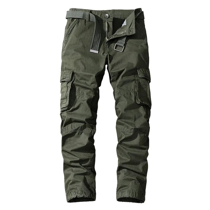 Men's Cotton Cargo Trousers – Durable Outdoor Utility Pockets – view 6