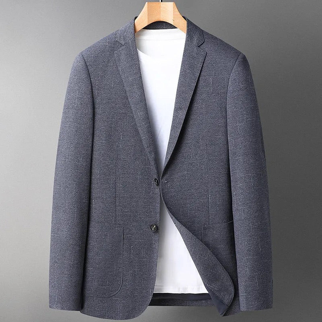 Men's Textured Tailored Blazer – Two-Button Smart Occasion Wear – view 2