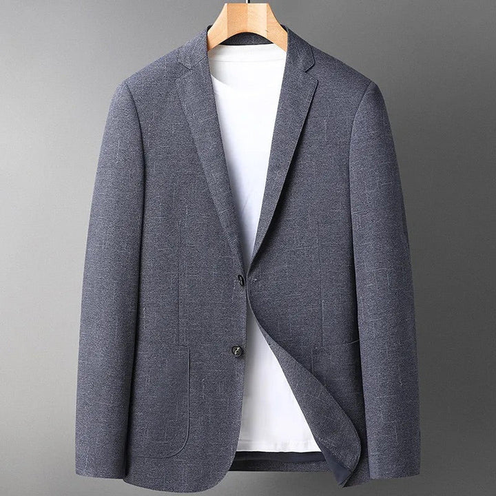 Men's Textured Tailored Blazer – Two-Button Smart Occasion Wear – view 2