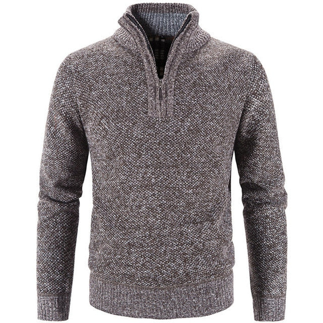 Men's Soft Ribbed Knit Jumper – Relaxed Fit Everyday Layer – view 4