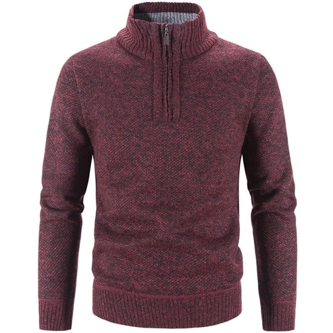 Men's Soft Ribbed Knit Jumper – Relaxed Fit Everyday Layer – view 7
