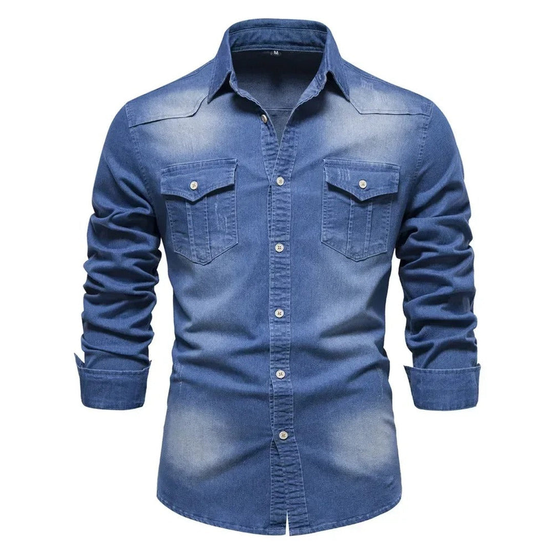 Men's Premium Denim Shirt – Versatile Smart Casual Layer – view 3