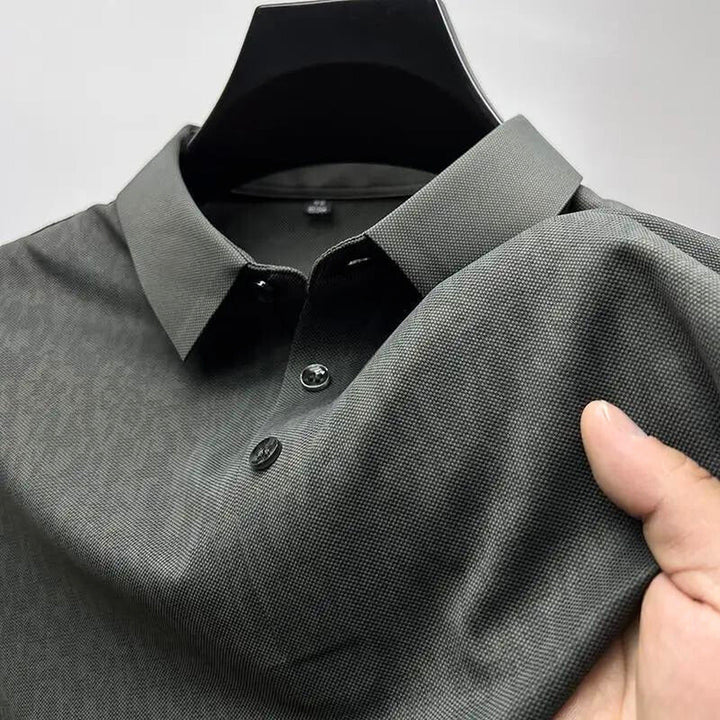 Men's Silk-Touch Tailored Shirt – Breathable Smart-Casual Wear – view 3