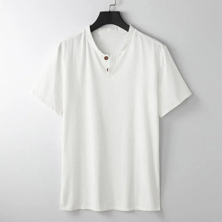 Men's Japanese Linen Button-Down Shirt – Breathable Tailored Fit – view 4