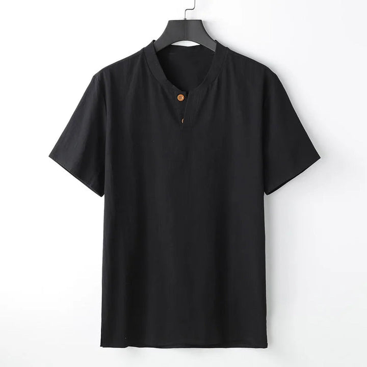 Men's Japanese Linen Button-Down Shirt – Breathable Tailored Fit – view 9