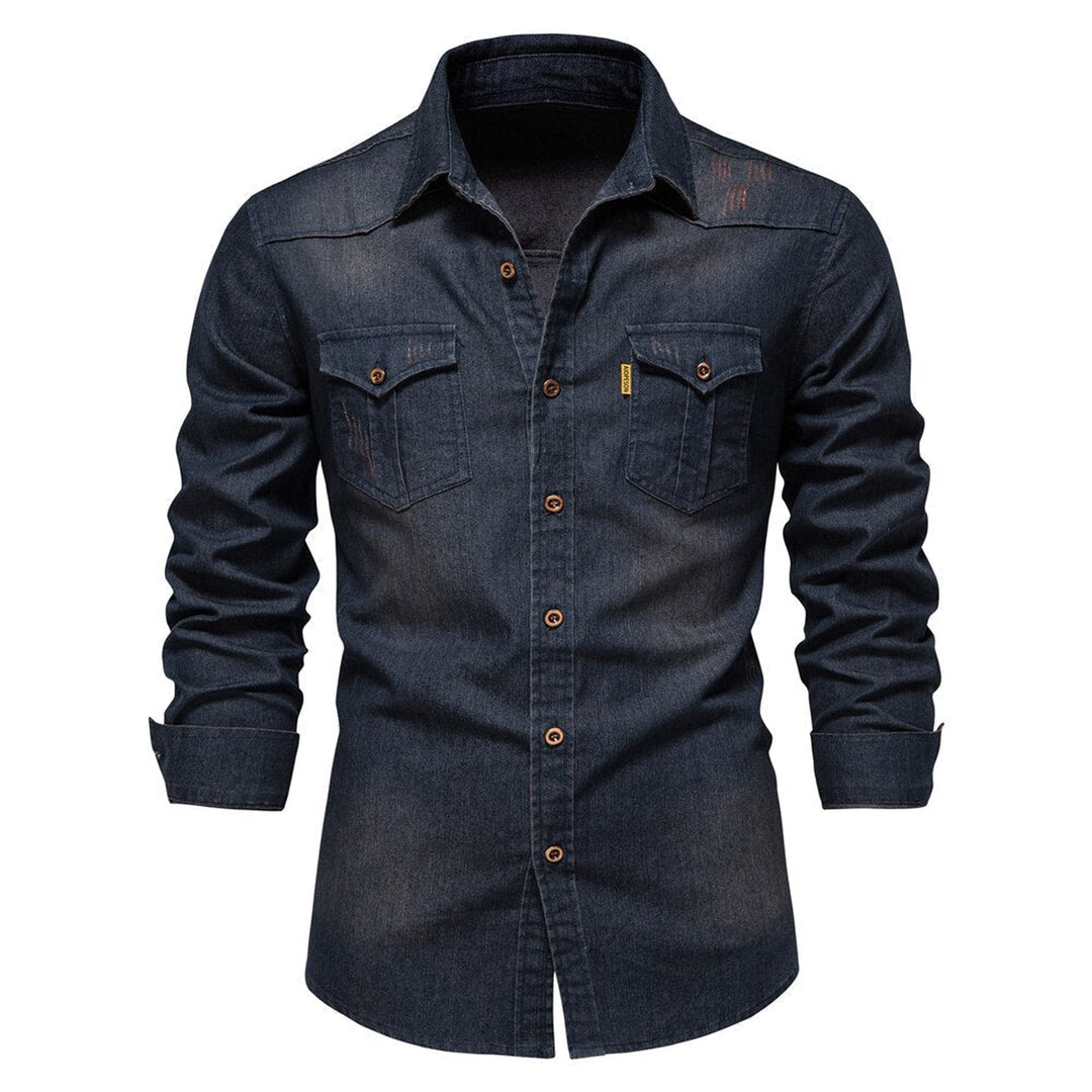 Men's Cotton Button-Down Shirt – Smart Casual Everyday Wear – view 4
