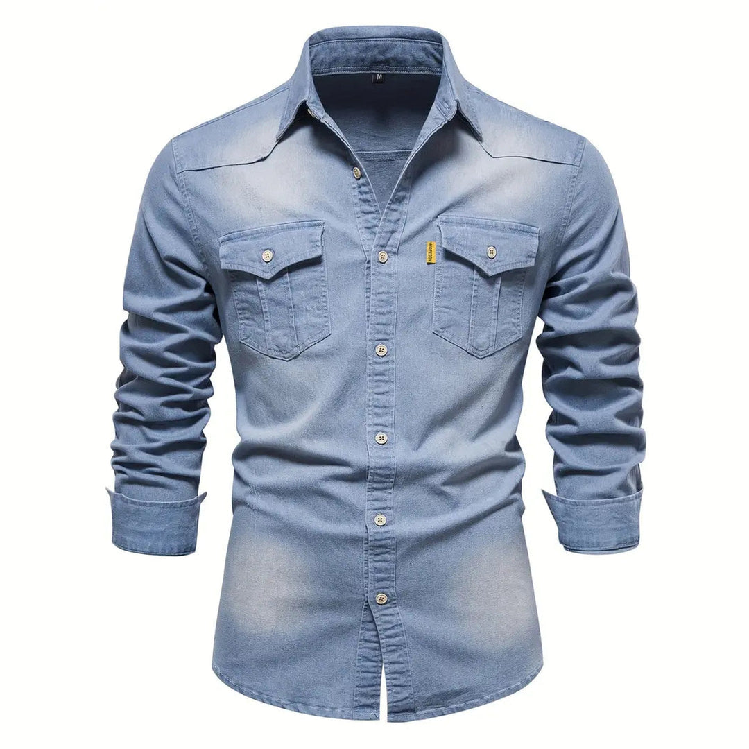 Men's Cotton Button-Down Shirt – Smart Casual Everyday Wear – view 3