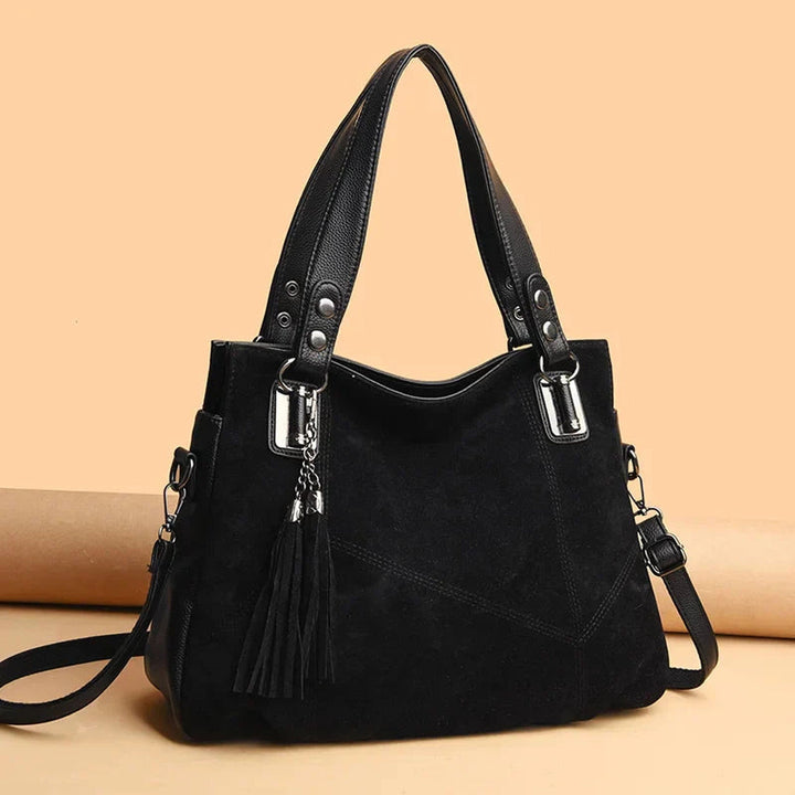 Women's Suede Tote Bag – Convertible Shoulder to Crossbody – view 9