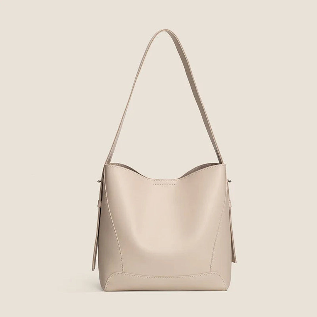 Women's Vintage Leather Tote Bag – Everyday Shoulder Carryall – view 4