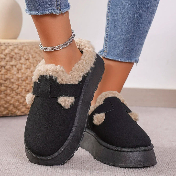 Women's Velvet Plush Slippers – Cosy Faux Suede House Shoes – view 5