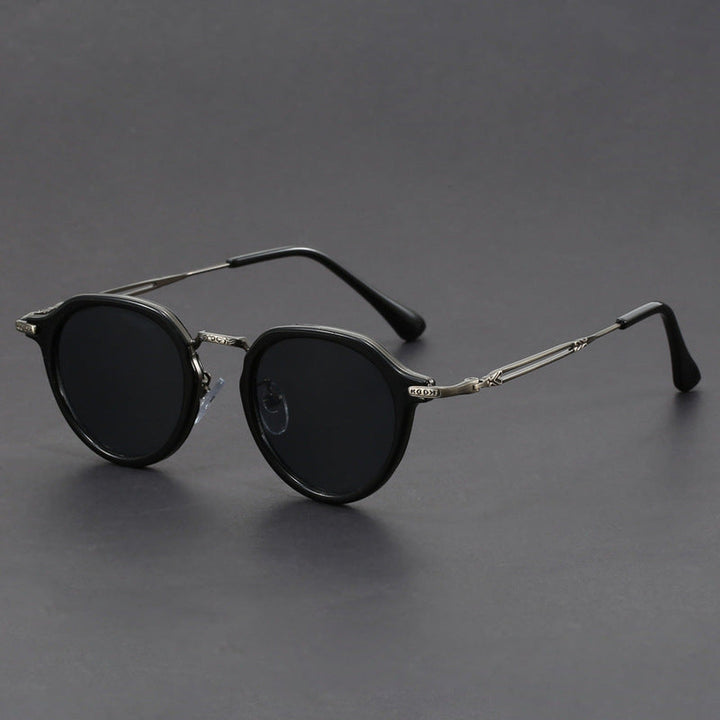 Unisex Eclipse UV400 Sunglasses – Lightweight Retro Everyday Shades – Granite