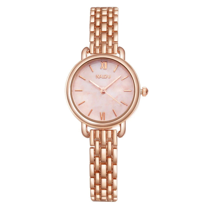 Women's Siena Marble Dial Watch – Stainless Steel Quartz Timepiece – view 8