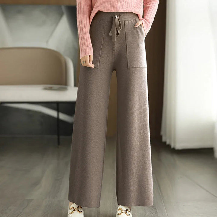 Women's Merino Wool Lounge Trousers – Soft Knit Office to Home – view 4