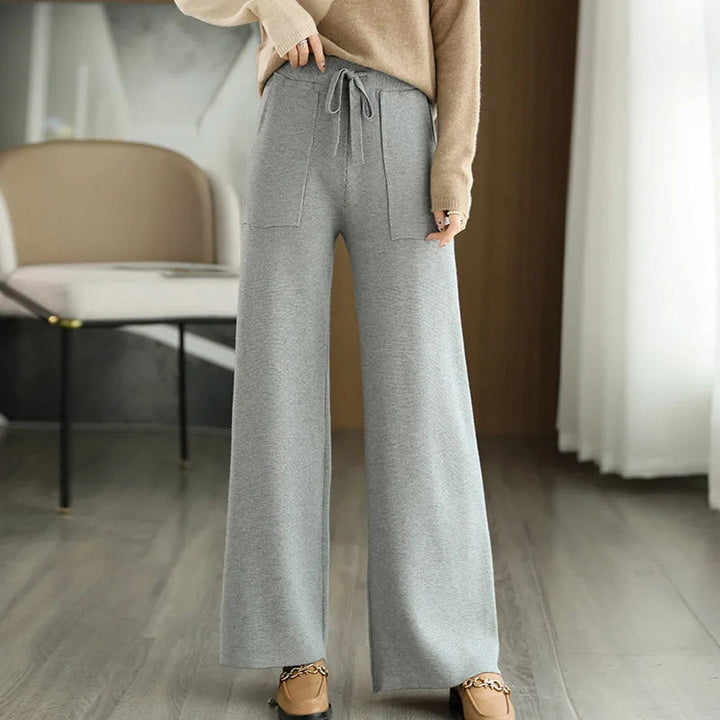 Women's Merino Wool Lounge Trousers – Soft Knit Office to Home – view 9