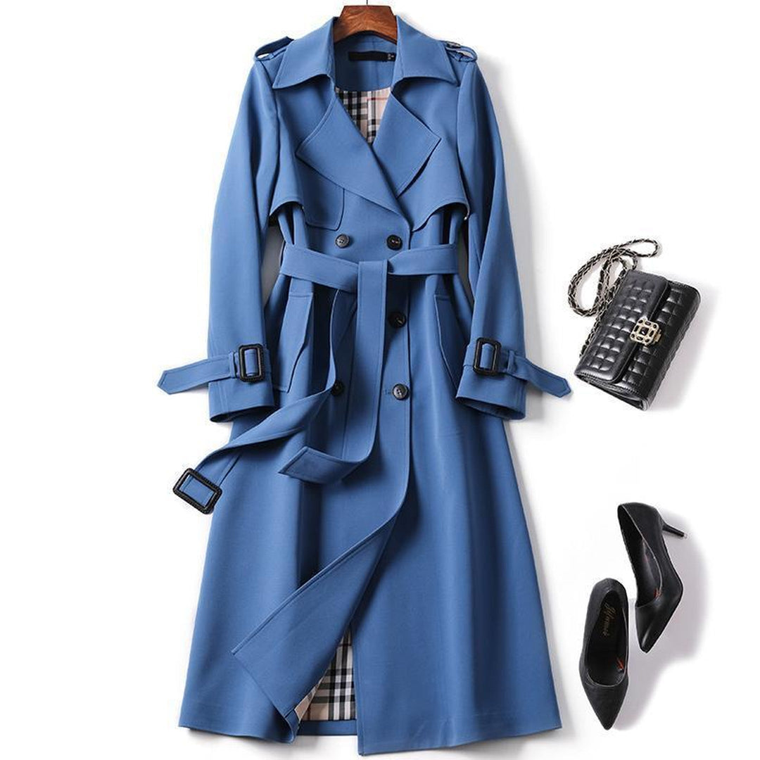 Women's Belted Trench Coat – Tailored Cold-Weather Layer – view 8