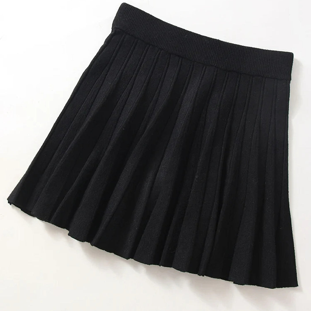 Women's Soft Pleated Midi Skirt – Elasticated Waist Comfort – view 7