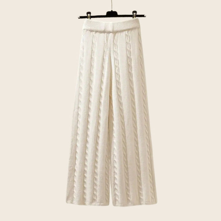 Women's Cotton Knitted Three-Piece Set – Relaxed Loungewear – view 4