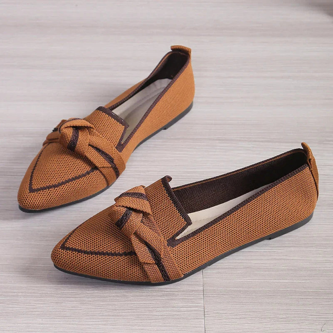 Women's Twist Knot Loafer Flats – Comfortable Slip-On Shoes – view 8
