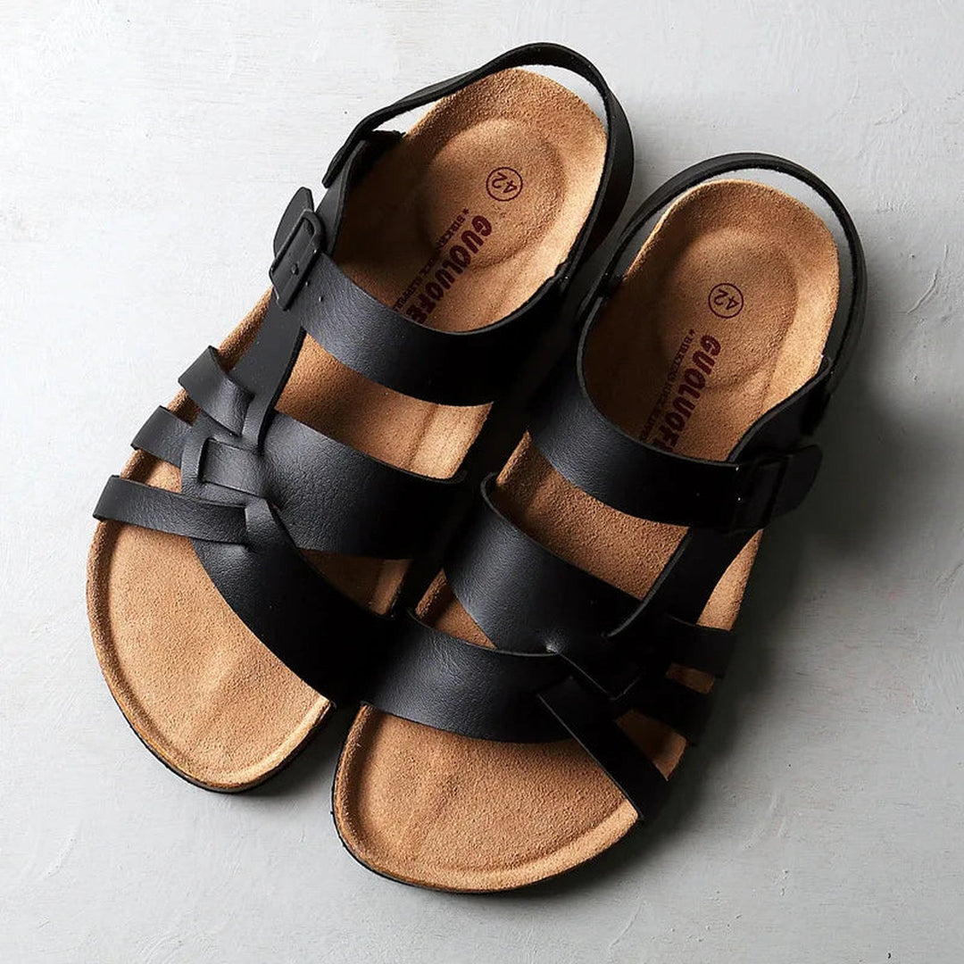 Women's Leather Sandals – Cushioned Comfort for Summer Days – view 6