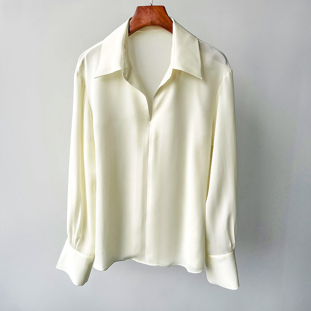 Women's Silk Blouse – Elegant Office to Evening Top – view 3