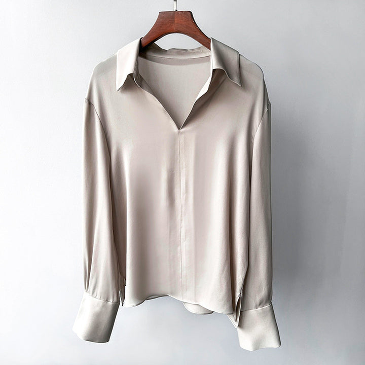 Women's Silk Blouse – Elegant Office to Evening Top – view 6