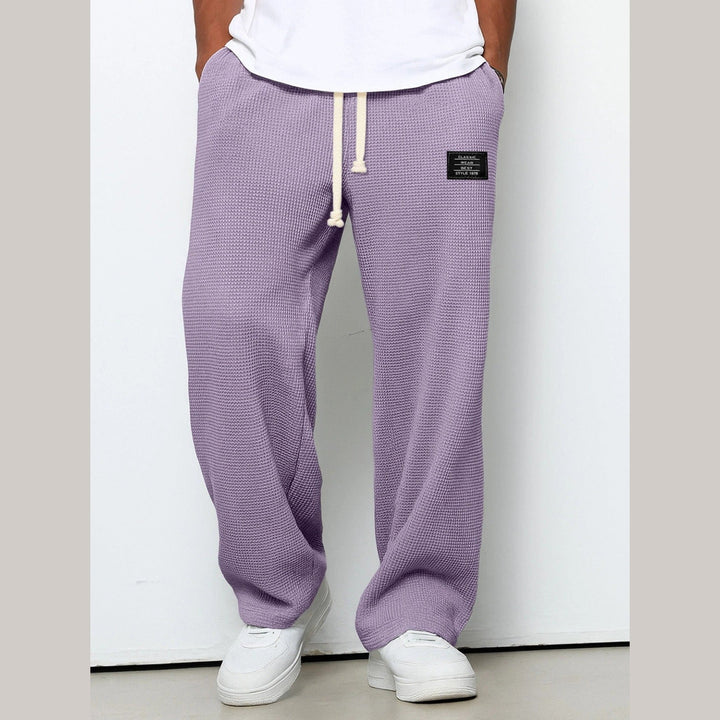 Men's Sam Relaxed Fit Lounge Trousers – Soft Waffle Comfort – view 11
