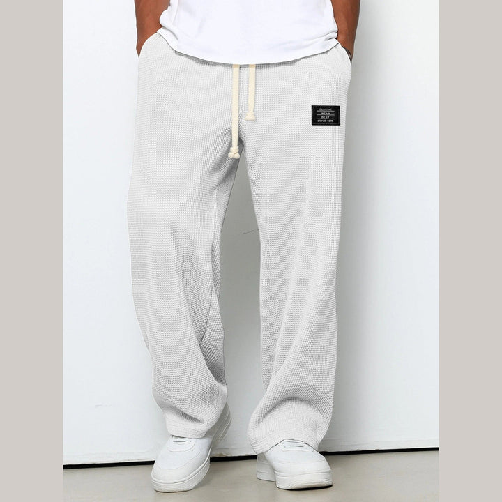 Men's Sam Relaxed Fit Lounge Trousers – Soft Waffle Comfort – view 3