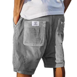 Men's Corduroy Summer Shorts – Soft Cotton, Elasticated Waist