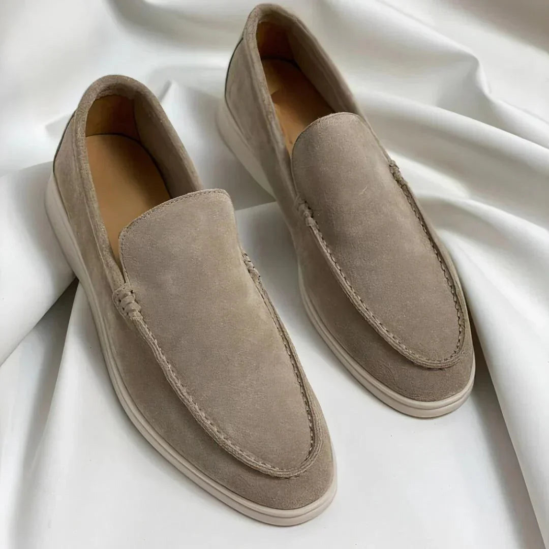 Men's Suede Loafers – Cushioned Slip-On Smart Casual Shoes – view 3
