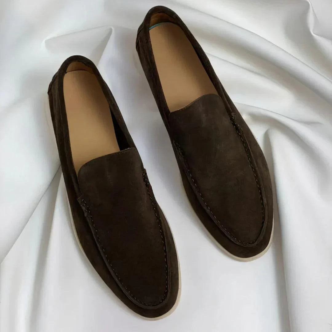 Men's Suede Loafers – Cushioned Slip-On Smart Casual Shoes – view 5
