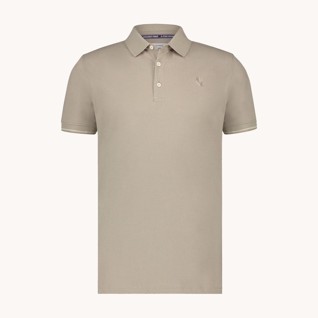 Men's Garment-Dyed Cotton Polo Shirt – Soft Washed Colours
