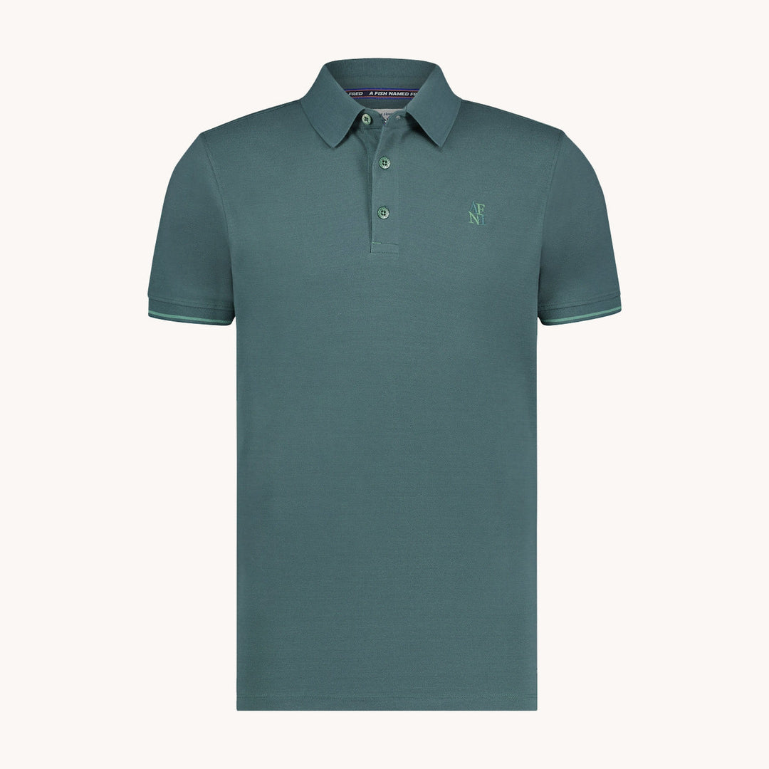 Men's Garment-Dyed Cotton Polo Shirt – Soft Washed Colours