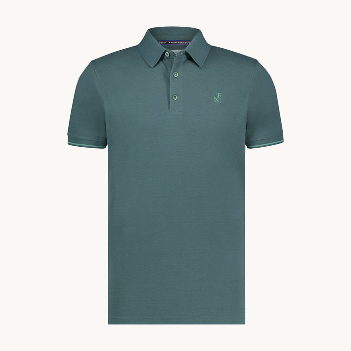 Men's Garment-Dyed Cotton Polo Shirt – Soft Washed Colours