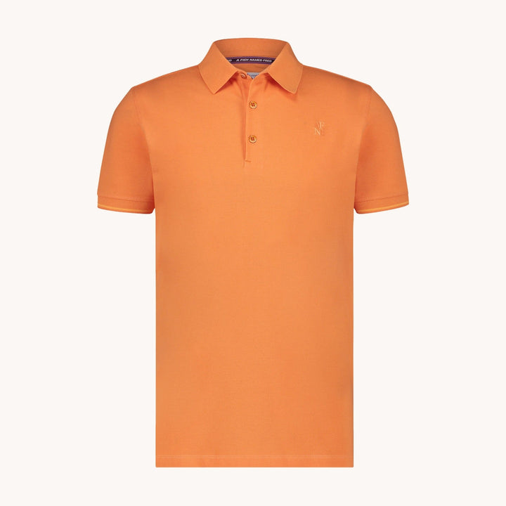 Men's Garment-Dyed Cotton Polo Shirt – Soft Washed Colours